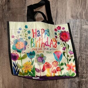 NATURAL LIFE Colorful Floral Birthday Gift Bag